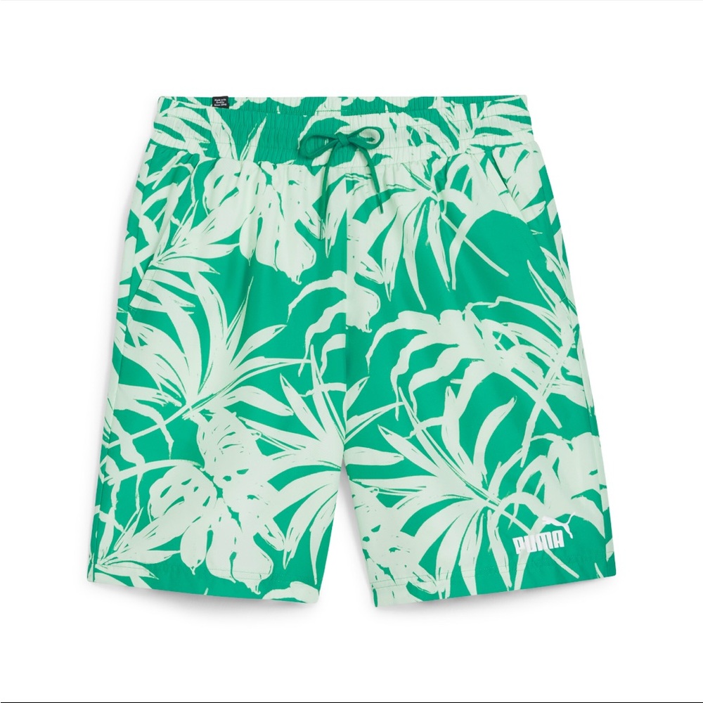 PUMA Men's ESS+ PALM RESORT green Shorts Size Medium/Large/XXL